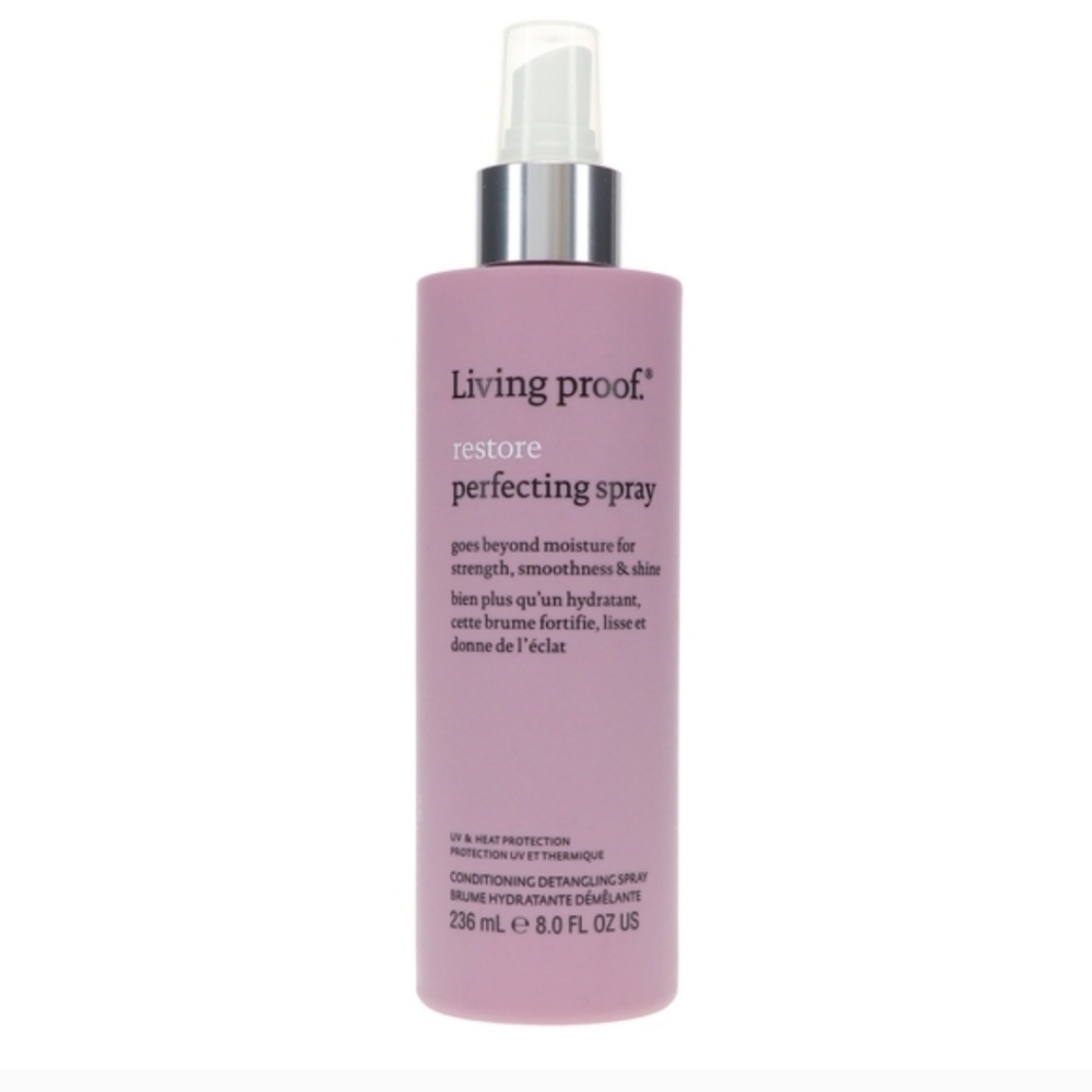 Living Proof Restore Perfecting Spray in Purple